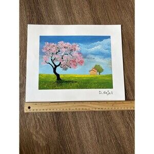 Artist David Najar “Rural Home” Lithograph Art Print 10” x 12” Park West W/ COA